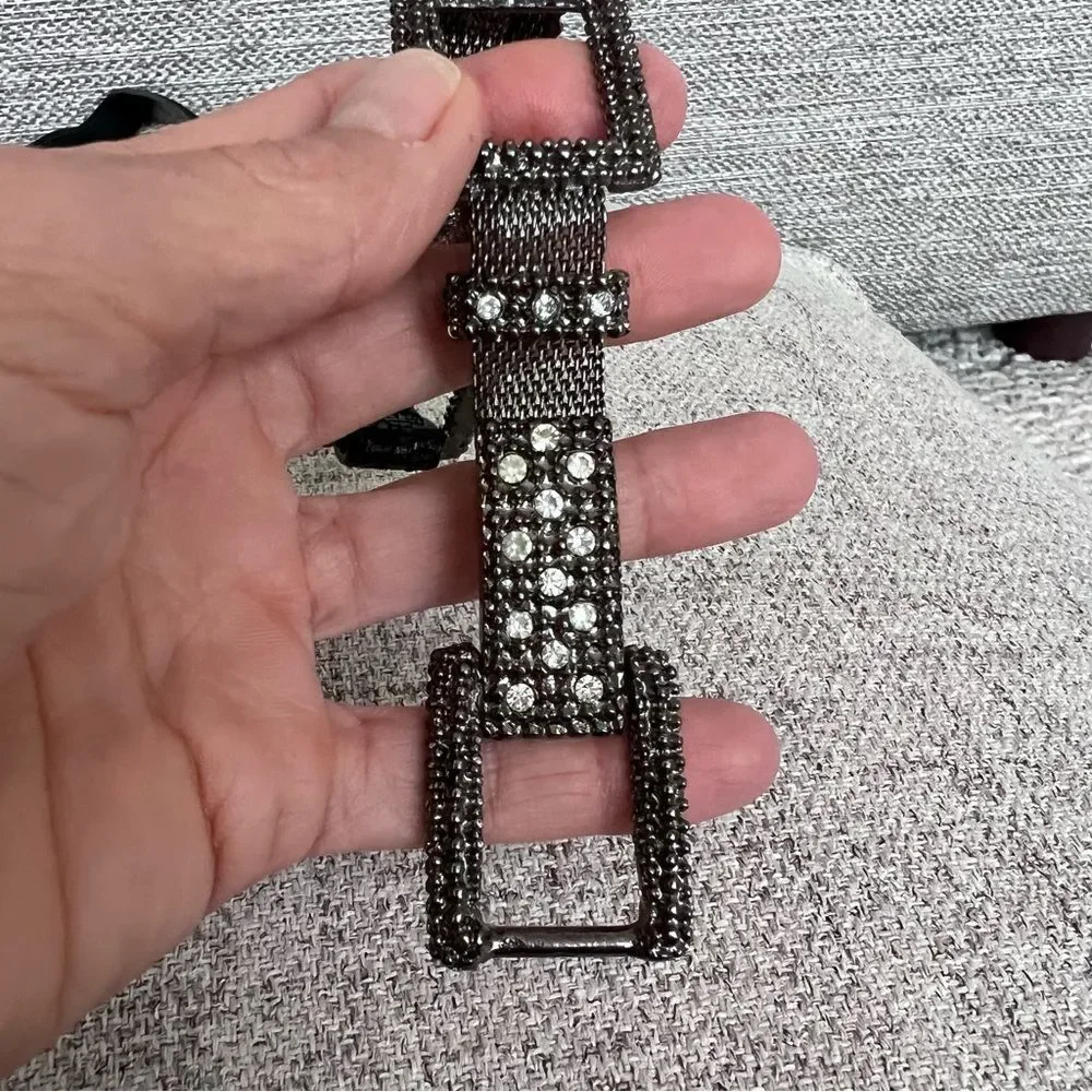 Vintage Sandy Duftler Designs Genuine Leather Belt